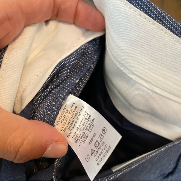 Loft Petite Chambray Riviera Pants in Marisa Fit - Picture 5 of 7